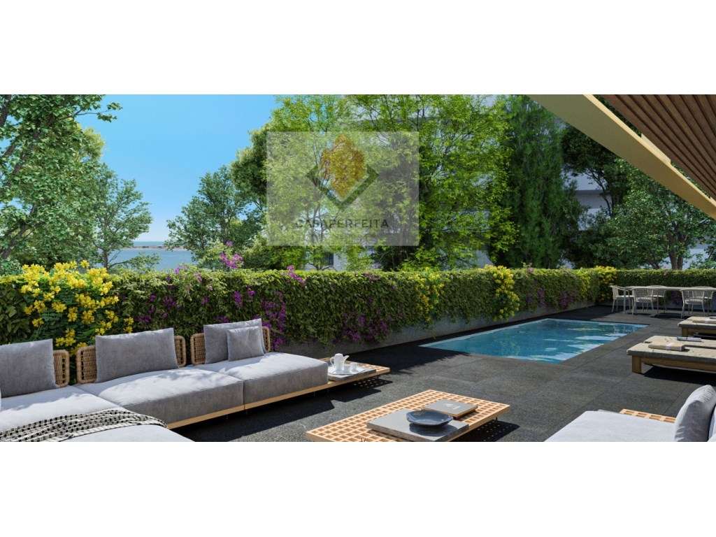 T2 de Luxo com Terraço Amplo e Piscina, Lugar de Garagem e Arrumo -... - Grande imagem: 2/15
