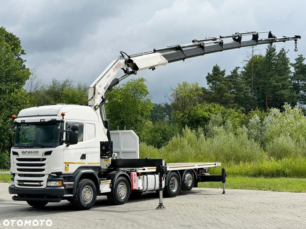 Scania R 580 * PLATFORMA 8,40 m * FASSI F660 + PILOT * 8x4 * STAN BDB - 2