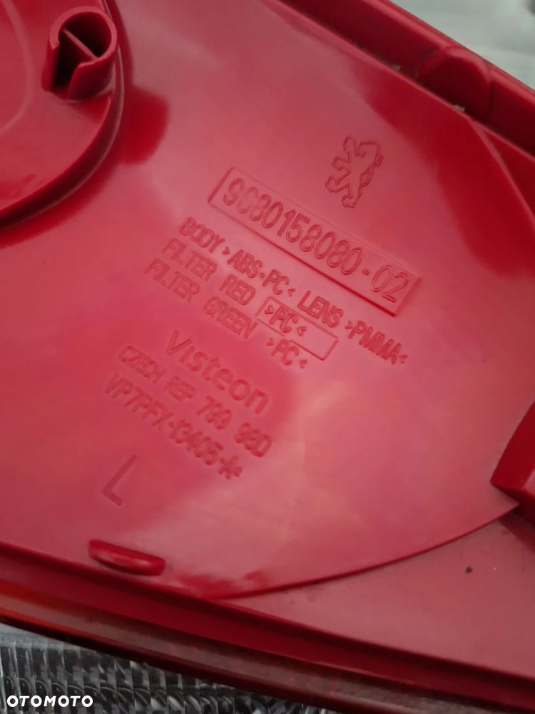 LAMPA LEWY TYŁ -PEUGEOT 207 SW /KOMBI-EUROPA , ORYGINAŁ -9680158080 - 2