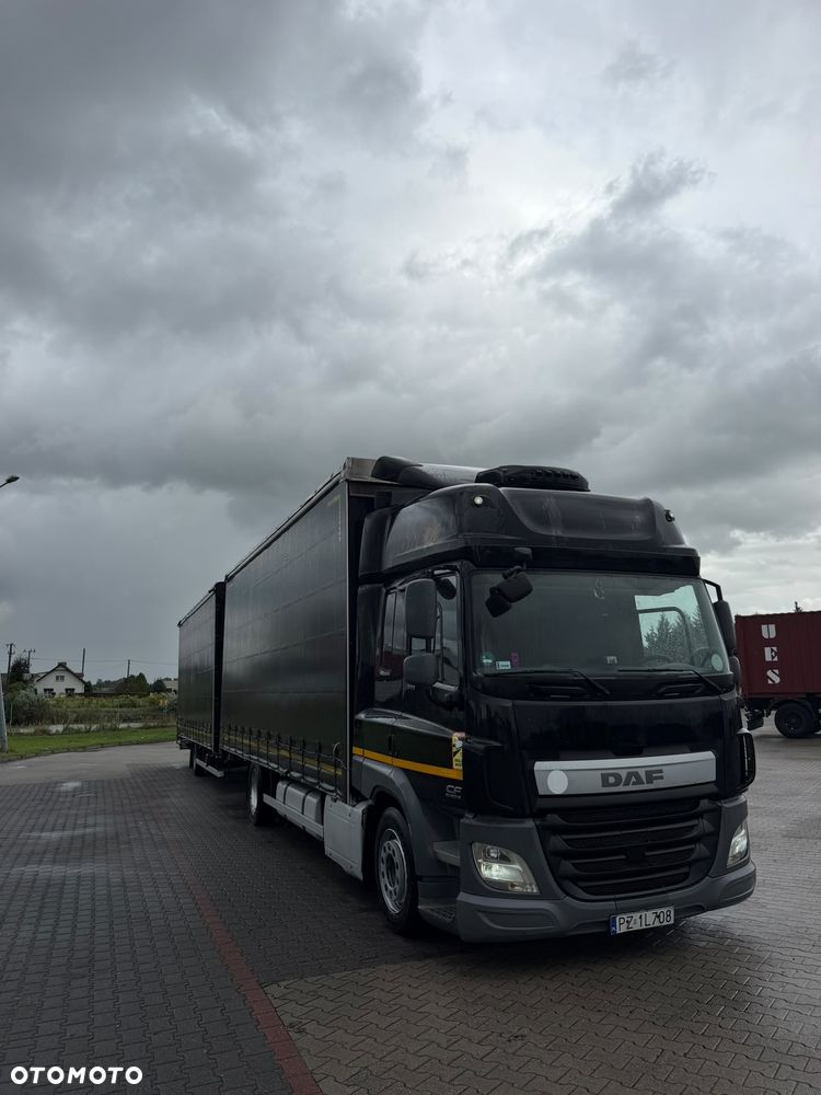 DAF CF 370 E6 + przyczepa Gniotpol Zestaw przejazd - 2