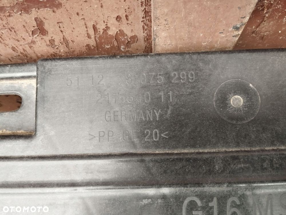 wspornik mocowanie ślizg zderzaka tył bmw 8 g16 8075299 - 5
