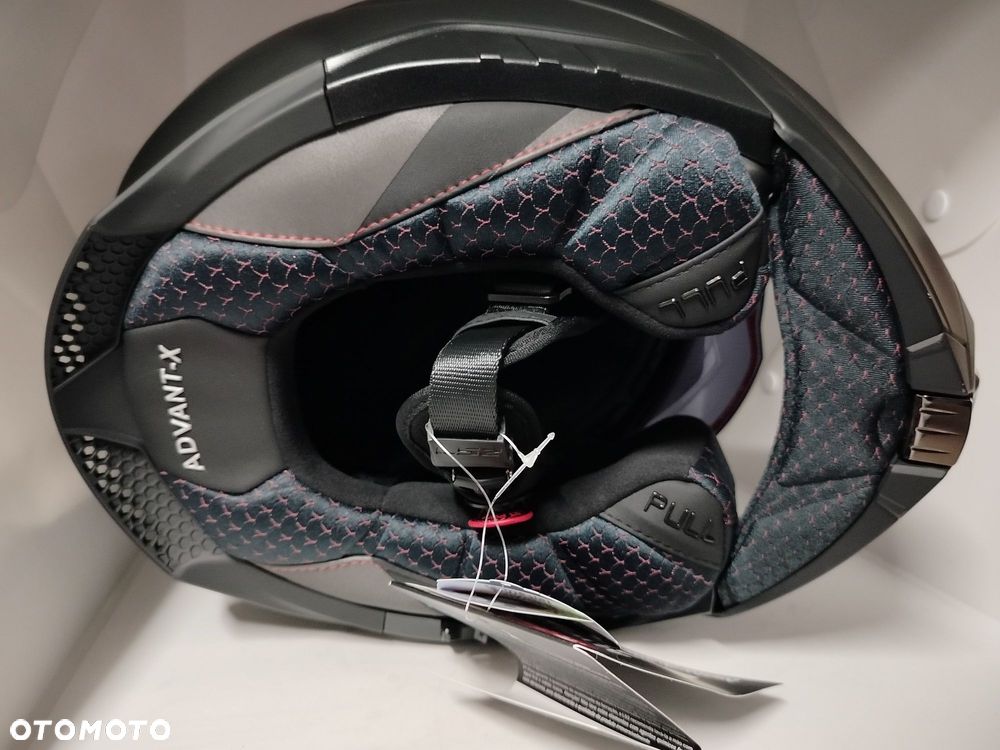 Kask LS2 FF901 ADVANT X, szczęka do tyłu, blenda, pinlock, plecak, biały - czarny nowy sklep - 4