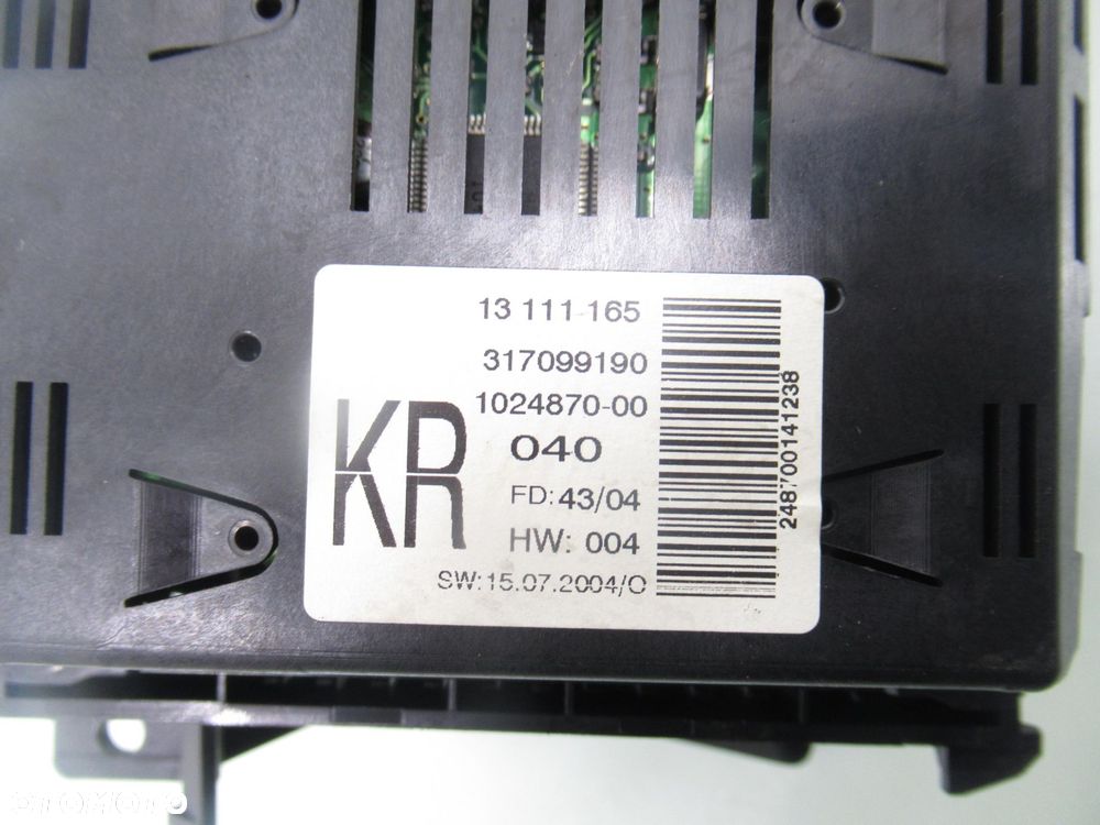 RADIO CD30 OPEL ASTRA III H 453116246 317099190 - 3