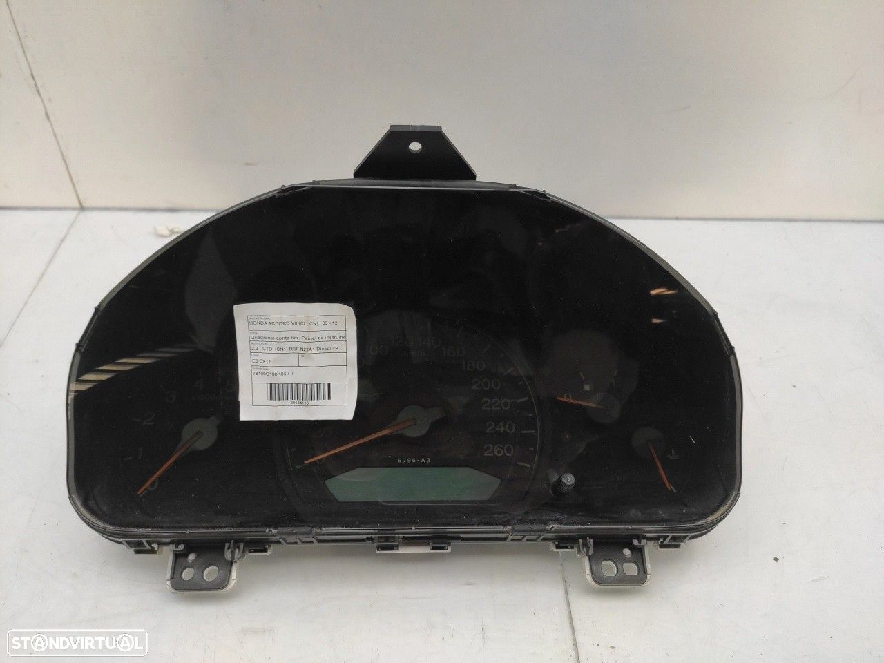 Quadrante / painel de instrumentos HONDA Accord VII Sedan (CL_, CN_) - 1