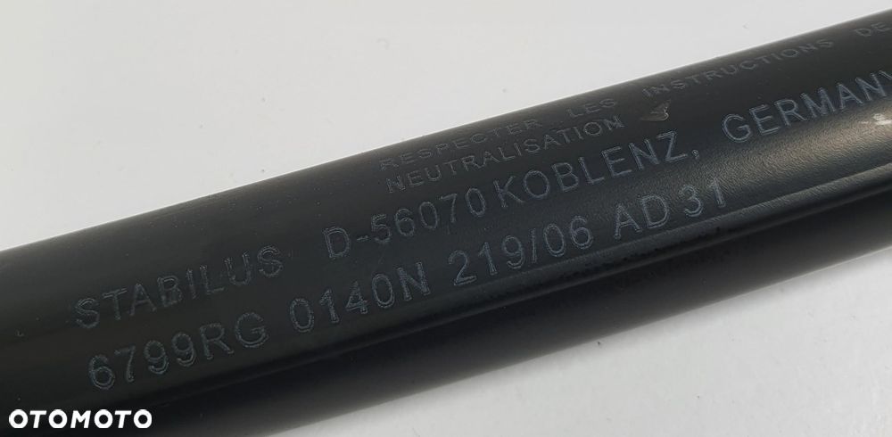 SIŁOWNIK TELESKOP MASKI VOLVO C70 II 9483570 - 2