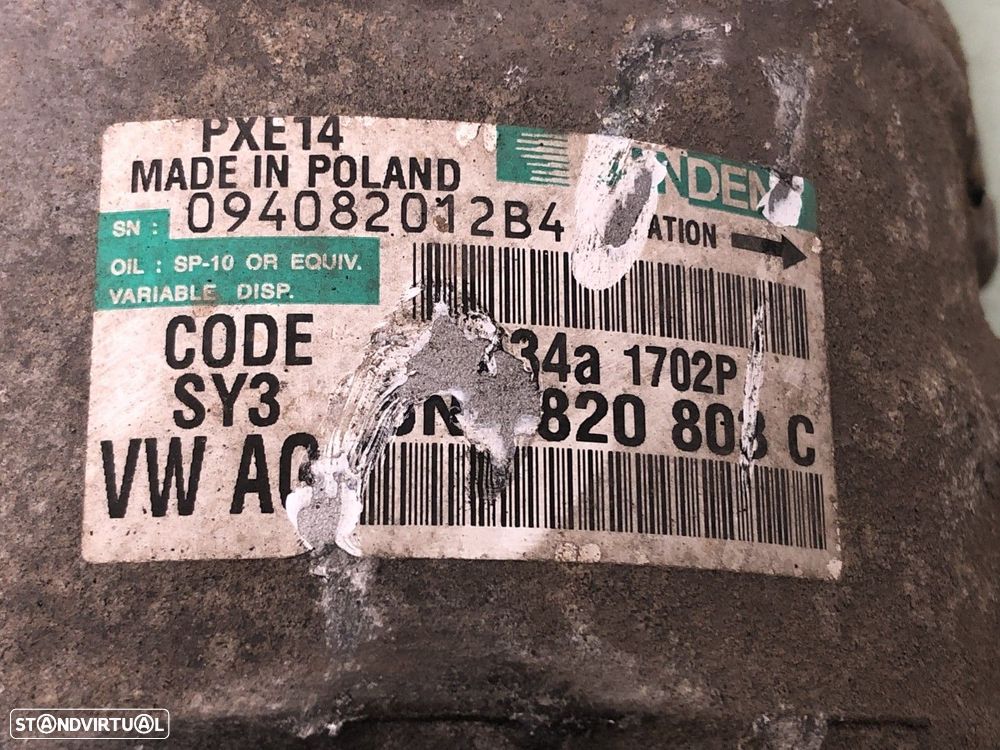 Compressor de ar condicionado SEAT IBIZA IV (6J5, 6P1) 1.2 TDI REF. MOTOR CFWA - 6