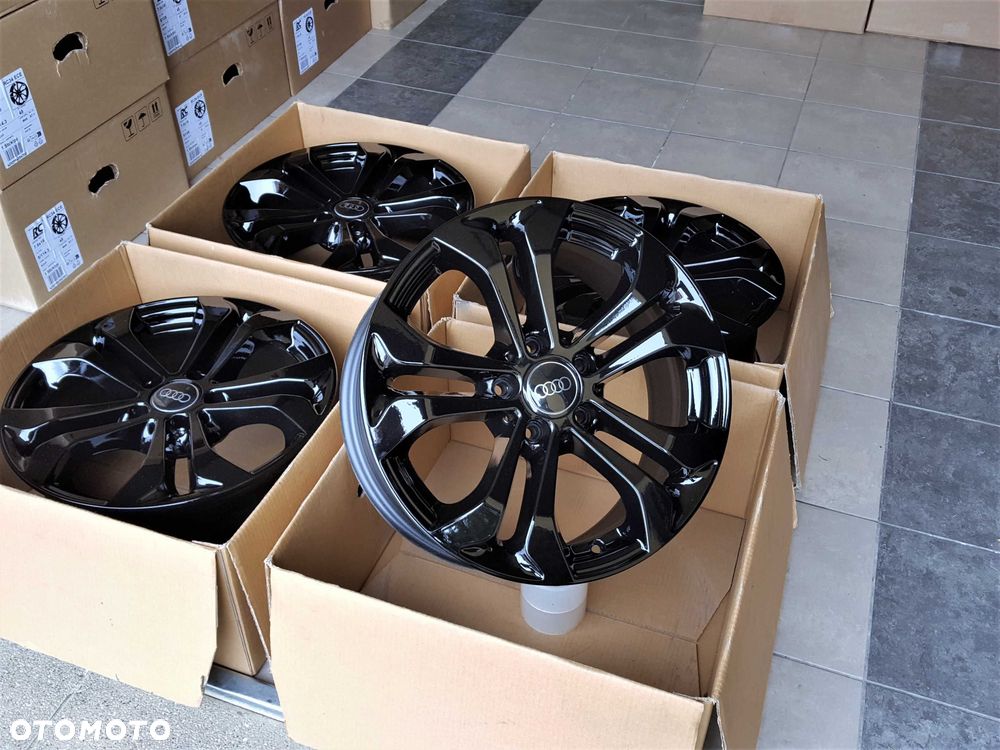 Alufelgi 17 5x112 Audi A3 A4 A5 A6 A7 A8 Q3 Q5 Seat Leon Exeo Czarne ! 893# - 4