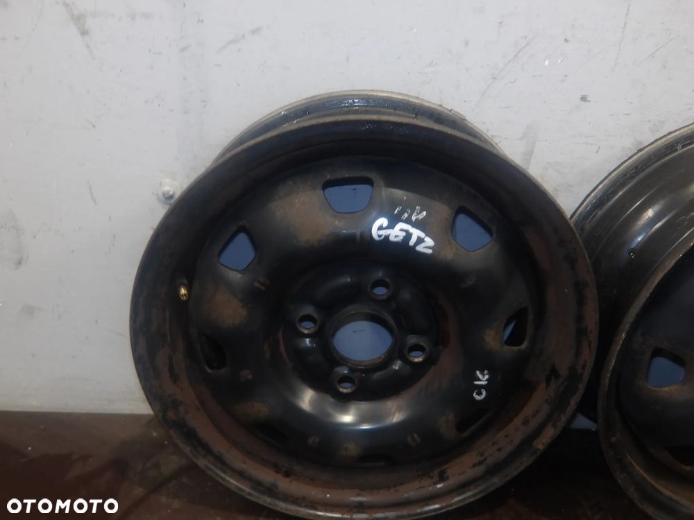 HYUNDAI GETZ 1.1B FELGI STALOWE STALÓWKI 4X100 R14 5J ET46 5291025600 - 3