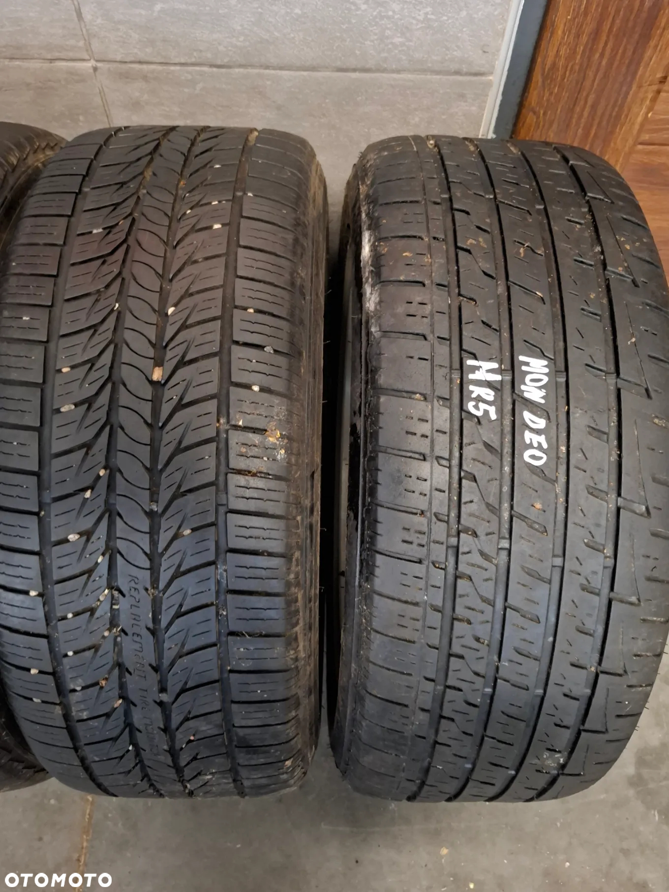 Komplet felgi alufelgi koła Ford Mondeo MK5 Fusion oryginalne nr DS7C1007L3A rok 2013 rozmiar 17 cali rozmiar opony 225/50/R17 93V grubość bieżnika 4x5mm general altimax rt43 jedna opona ma inny bieżnik - 10