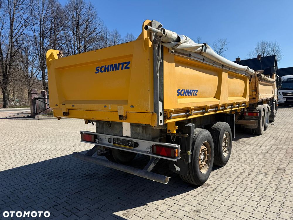Schmitz Cargobull ZKI 18 przyczepa wywrotka tandem, plandeka, TOP! - 3