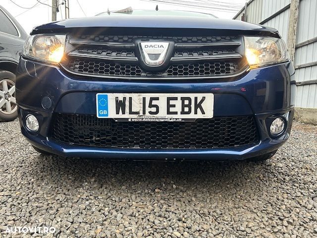 Bara fata Dacia Sandero 2 2012 - 2016 Bleu cosmos TERPR (1424) model fara spalatoare far - 1