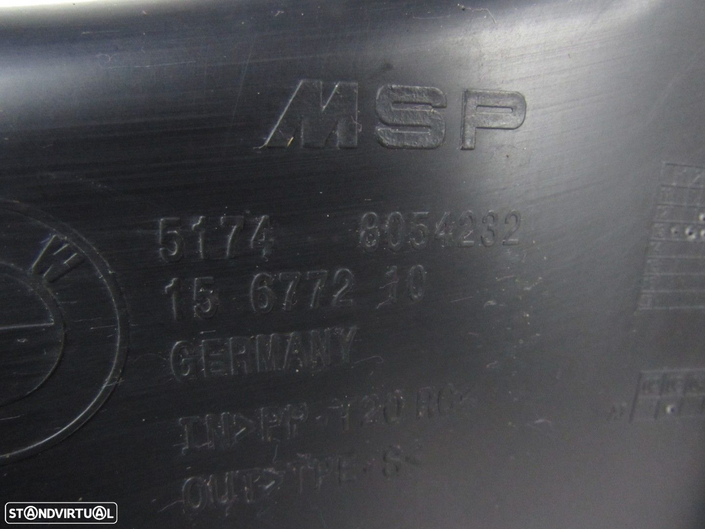 Conduta de ar Do Radiador Auxiliar Direito Seminovo/ Original BMW 3 (F30, F80)/B... - 3