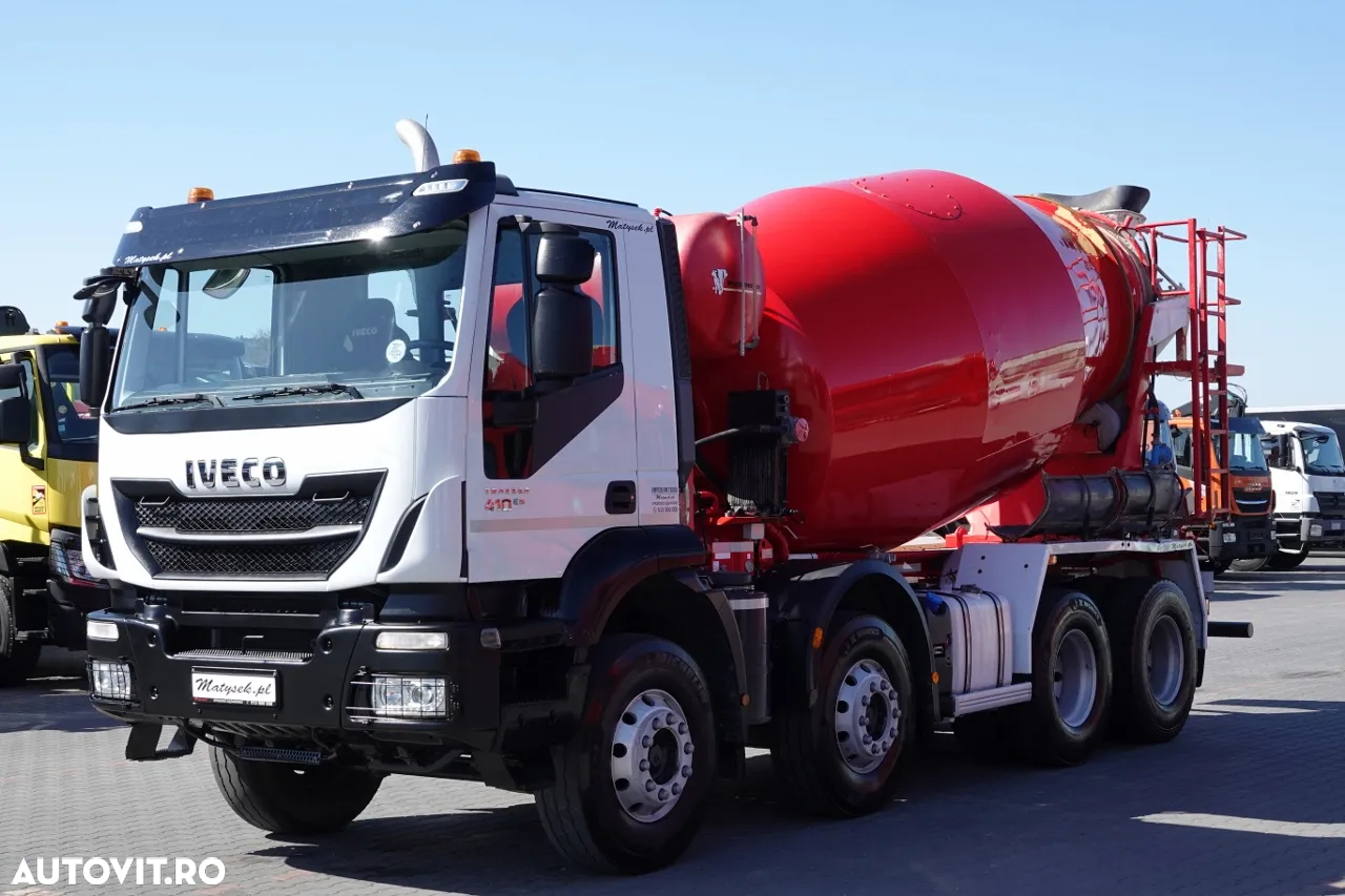 Scania TRAKKER 410 / 8X4 / BETONĂ 9 M3 / PUTZMEISTER / EURO 6 - 2