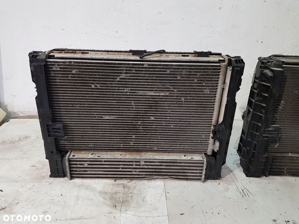 komplet chłodnic wentylator 7801993 bmw e87 e90 e91 2.0d - 3