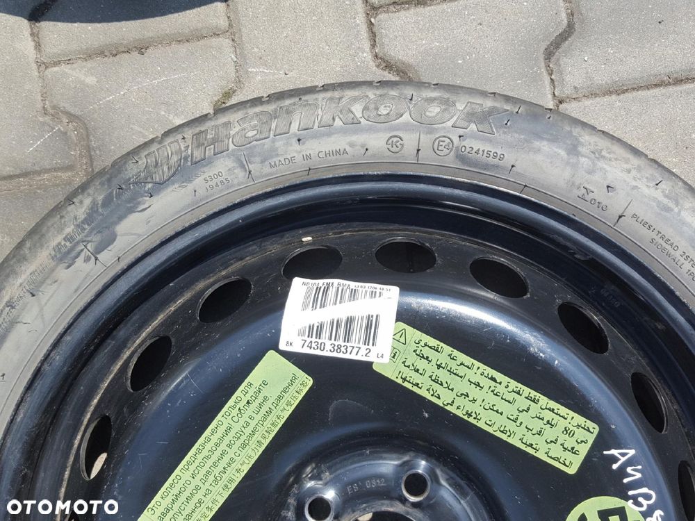 AUDI A4 B8 08-16r A5 8T KOŁO DOJAZDOWE 19 5X112 LEWAREK - 5