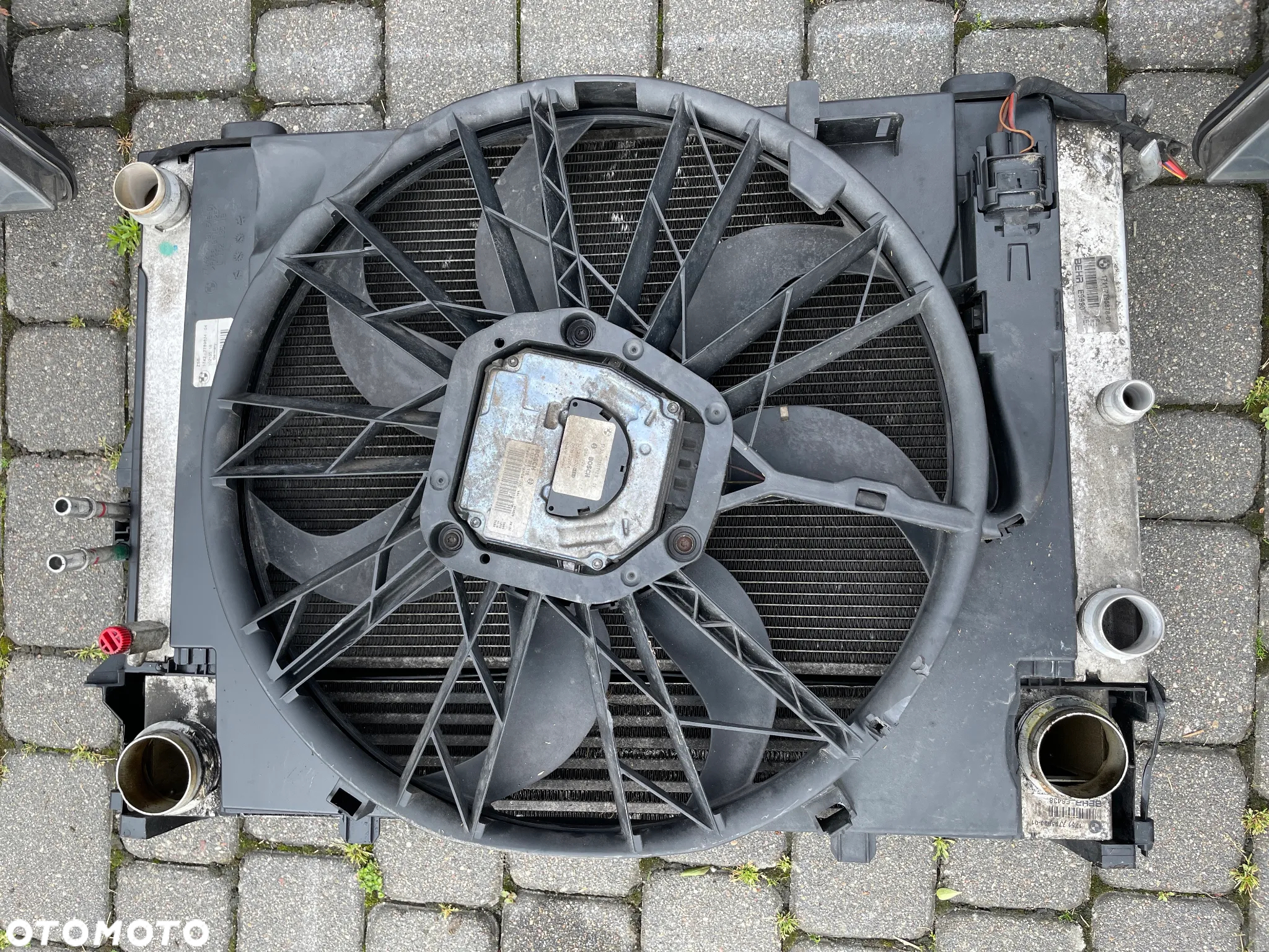 BMW E60 PRZÓD KOMPLETNY ZDERZAK PAS MASKA LAMPA XENON BŁOTNIK LEWY PRAWY TITANGRAU - 11