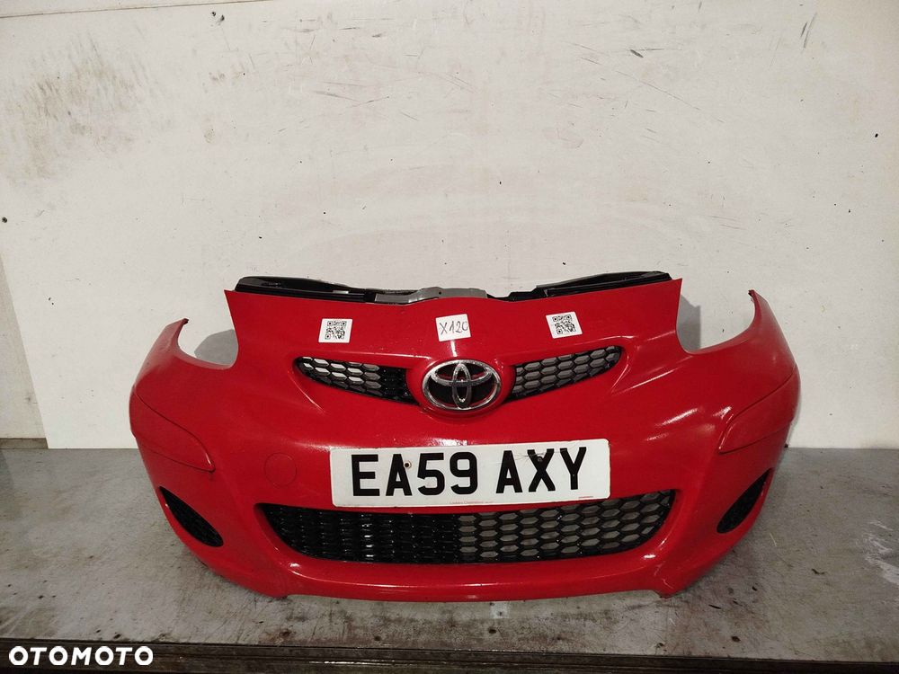 + ZDERZAK PRZÓD PRZEDNI TOYOTA AYGO I 1 LIFT FL 3P0 CZERWONY - 1