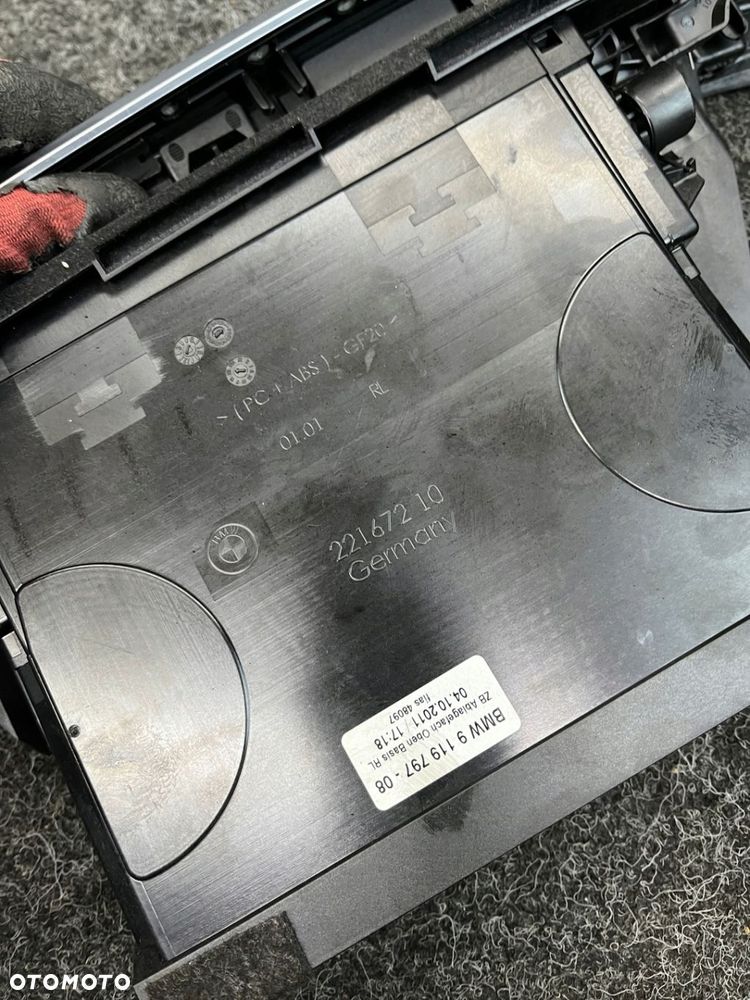 bmw f01 seria 7 schowek szuflada dekor 9119797-08 - 12