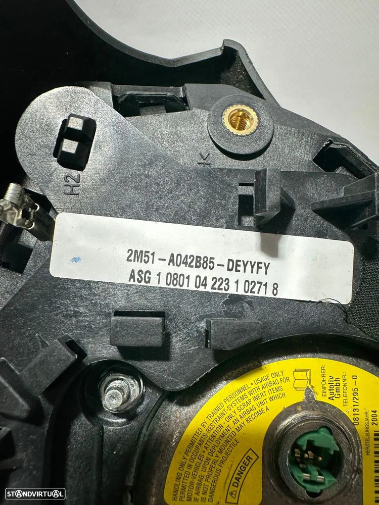 .Airbag Volante Guiador Original Ford 2M51A042B85DEYYFY 1998 - 2005 - 8