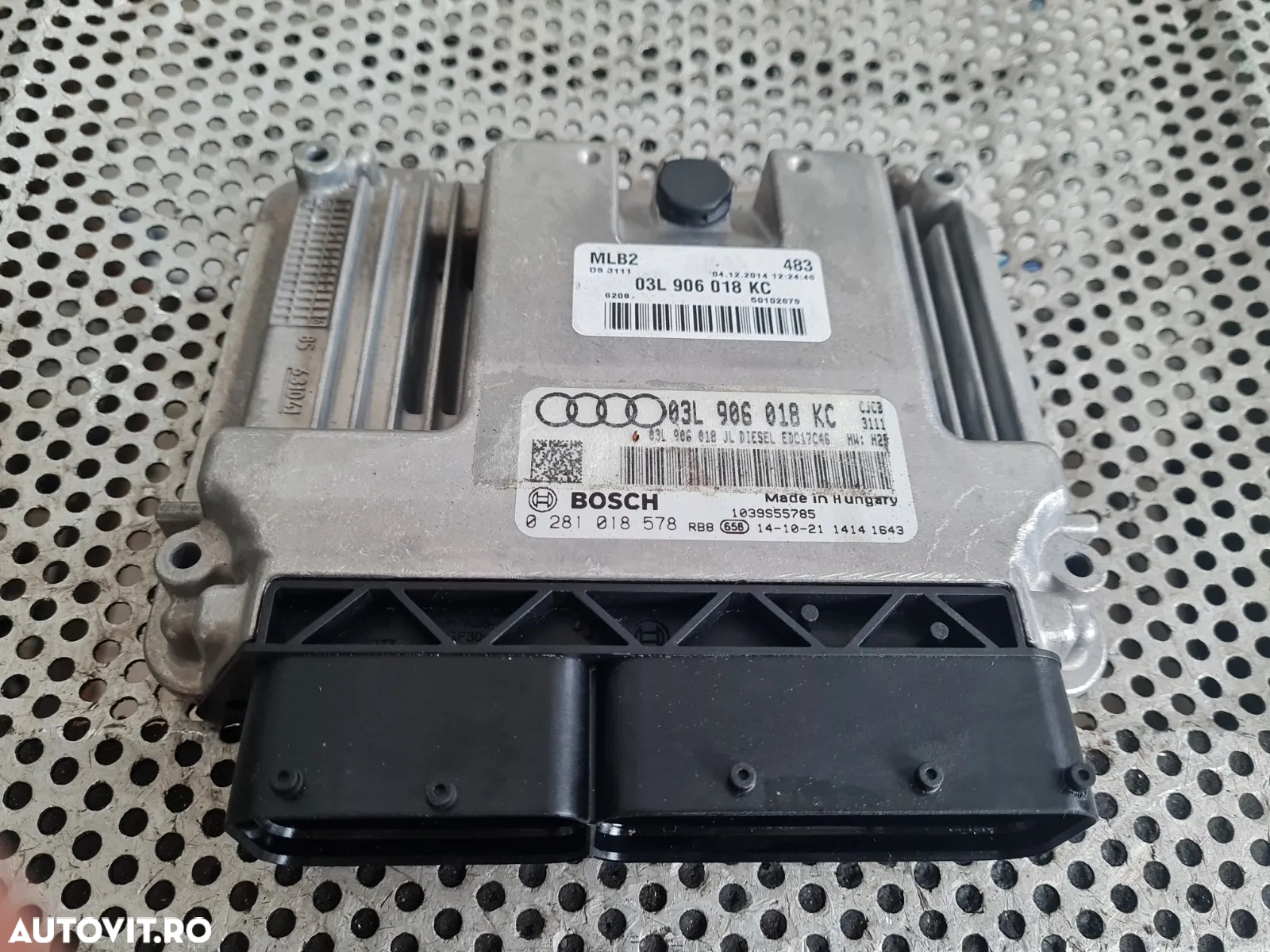 Calculator Motor Ecu Audi A4 B8 A5 2.0 Tdi Euro 5 Cod Motor CJC Cutie Automata NYM An 2012-2013-201 - 2