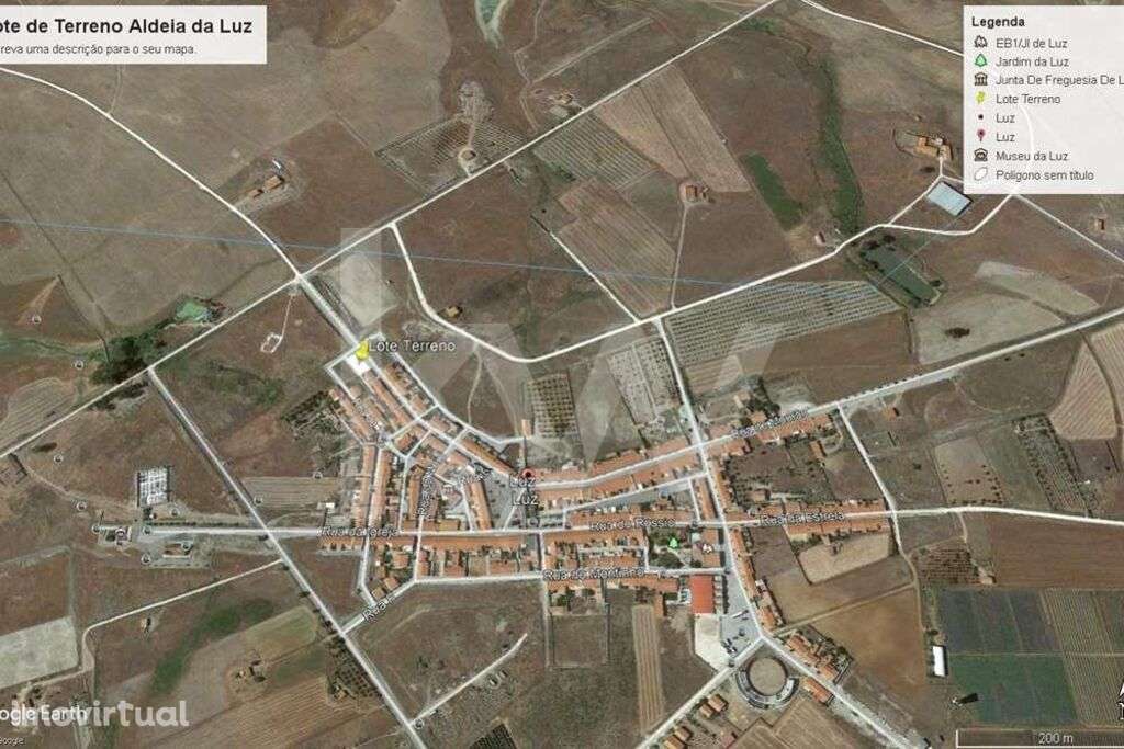 Lote de Terreno na Aldeia da Luz - Grande imagem: 3/3