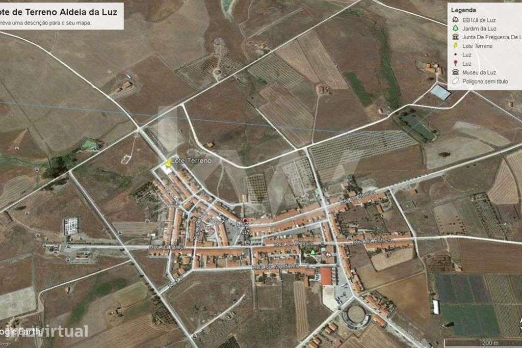 Lote de Terreno na Aldeia da Luz - Grande imagem: 3/3