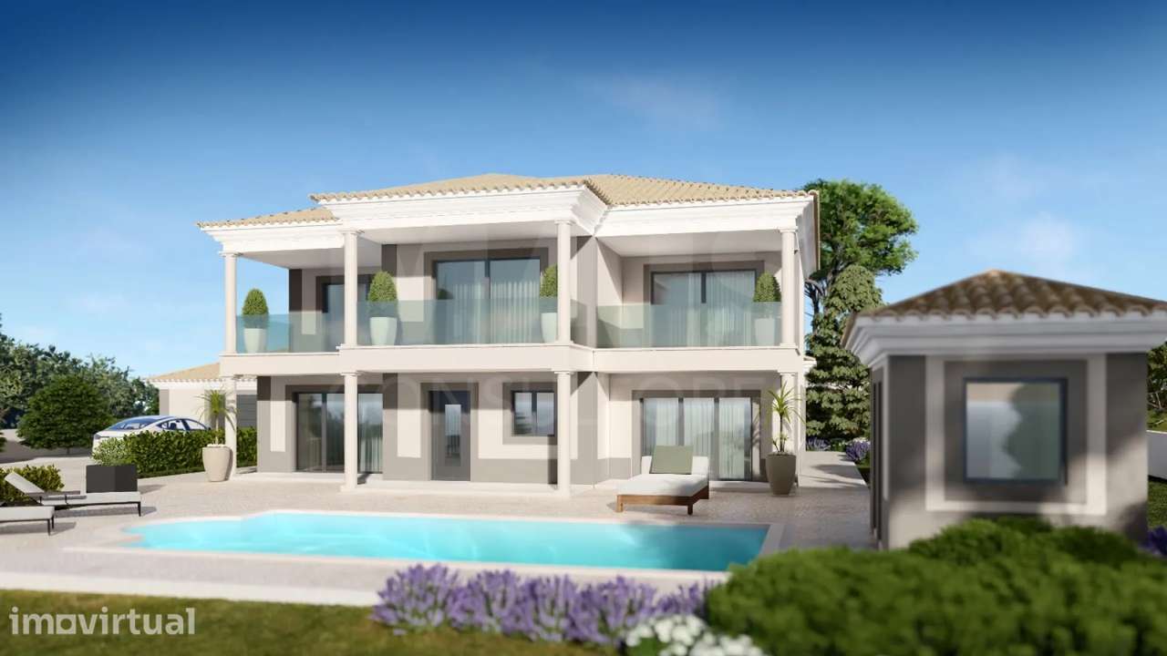 Moradia T4 nova com piscina em terreno de 2200m2 - Grande imagem: 4/25