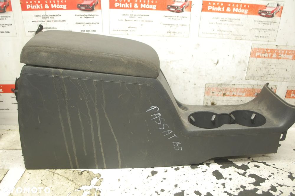 TUNEL ŚRODKOWY + PODŁOKIETNIK 3B1863323 VW PASSAT B5 LIFT KREMOWY/ CZARNY - 10