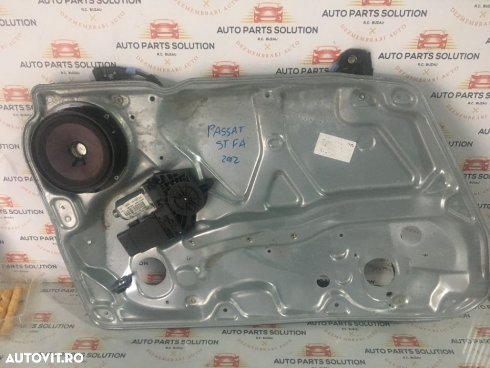 macara geam usa dreapta fata VW Passat,an fabr 2003 - 1