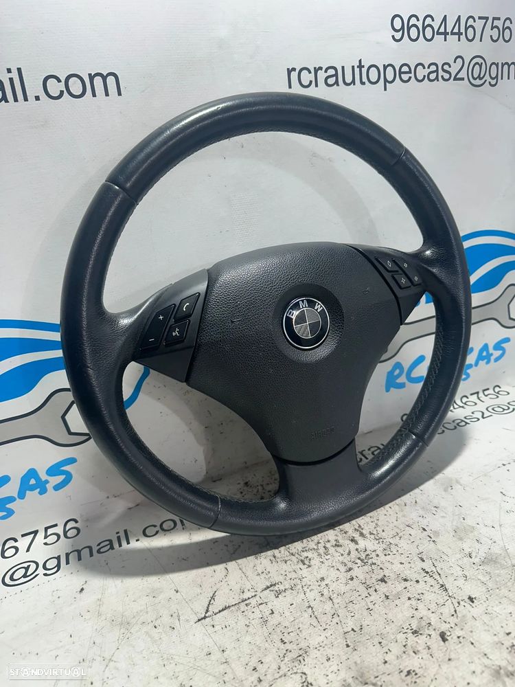 .Volante Original Multifunções Comandos Airbag BMW Serie 5 E60 Sedan E61 Touring 6078884 2004 - 2010 - 3