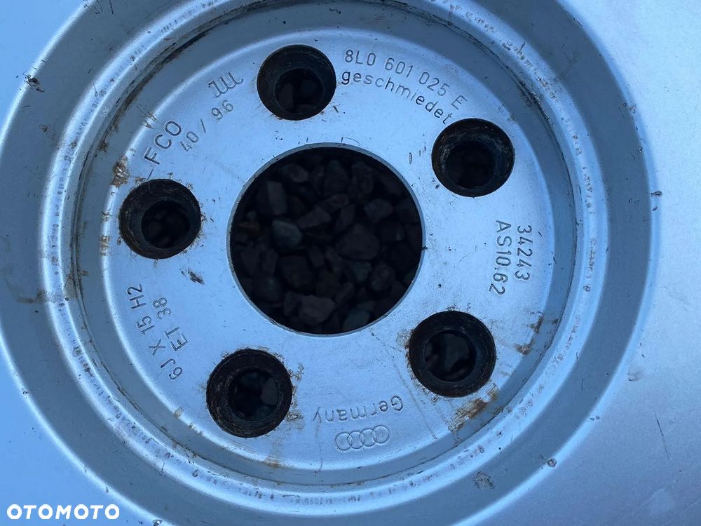 AUDI VW  ALUFELGI FELGI ALUMINIOWE R15 5X100 6JX15H2 ET38 - 8