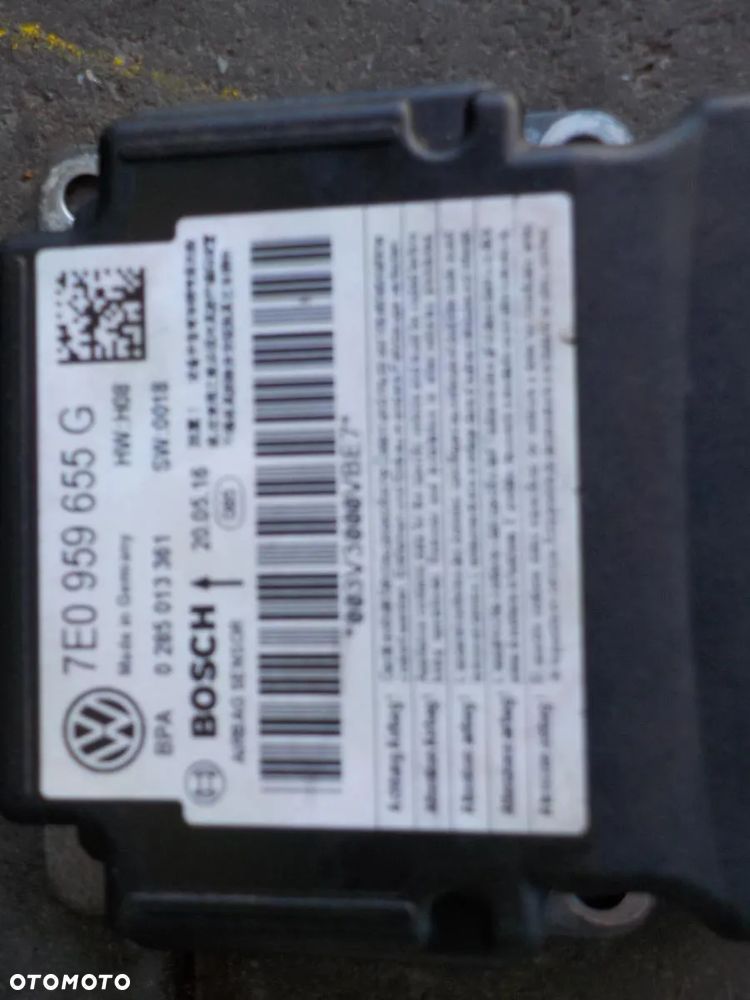 VW T6 DESKA PODUSZKI PASY AIRBAG PRAWY KIEROWCY MODUŁ TAŚMA KOMPLET - 8