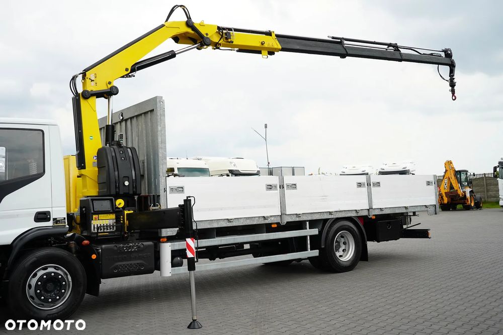 Iveco EUROCARGO / 180-250 / SKRZYNIOWY + HDS / HYVA HC - 153 / ROTATOR / PILOT - 23