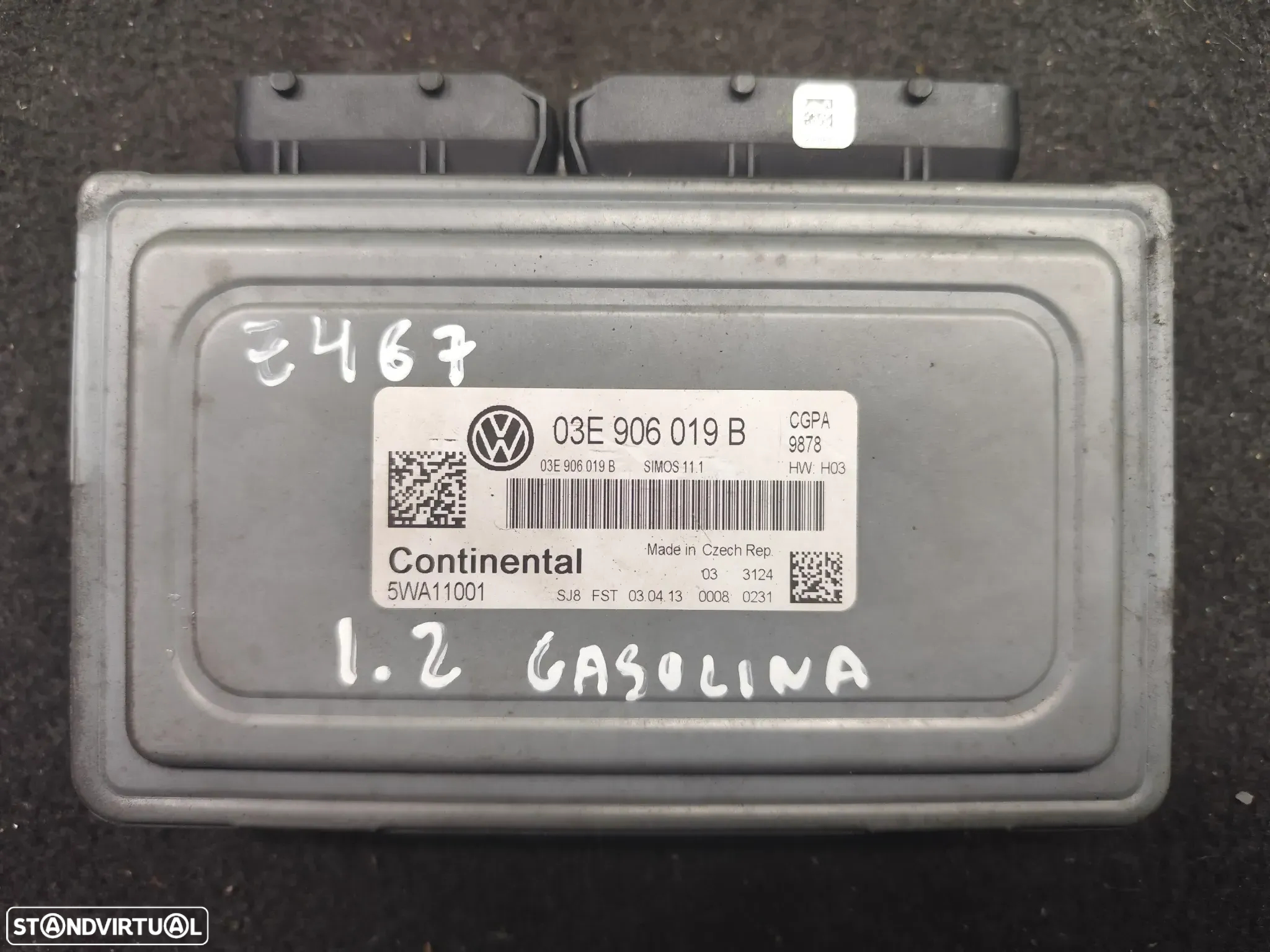 VW POLO 6R 1.2 GASOLINA CONJUNTO DE IGNIÇÃO - Z467 - 2