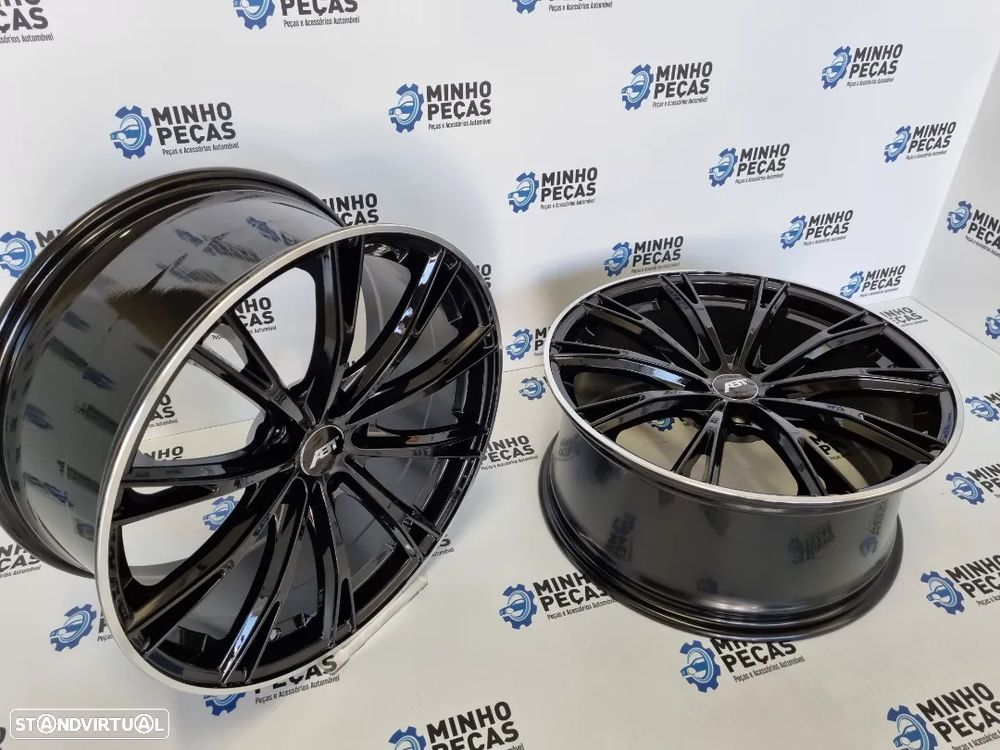 Jantes Look Audi ABT Sport GR em 19 Preto Brilho - 6