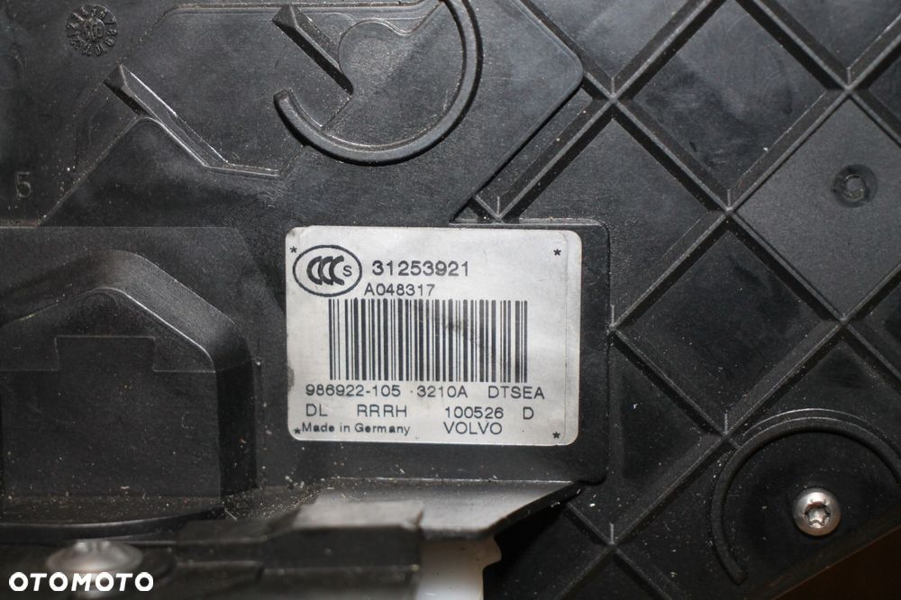 volvo v70 s80 xc70 xc60 tylny prawy zamek prawy tył 10 pin 31253921 - 2