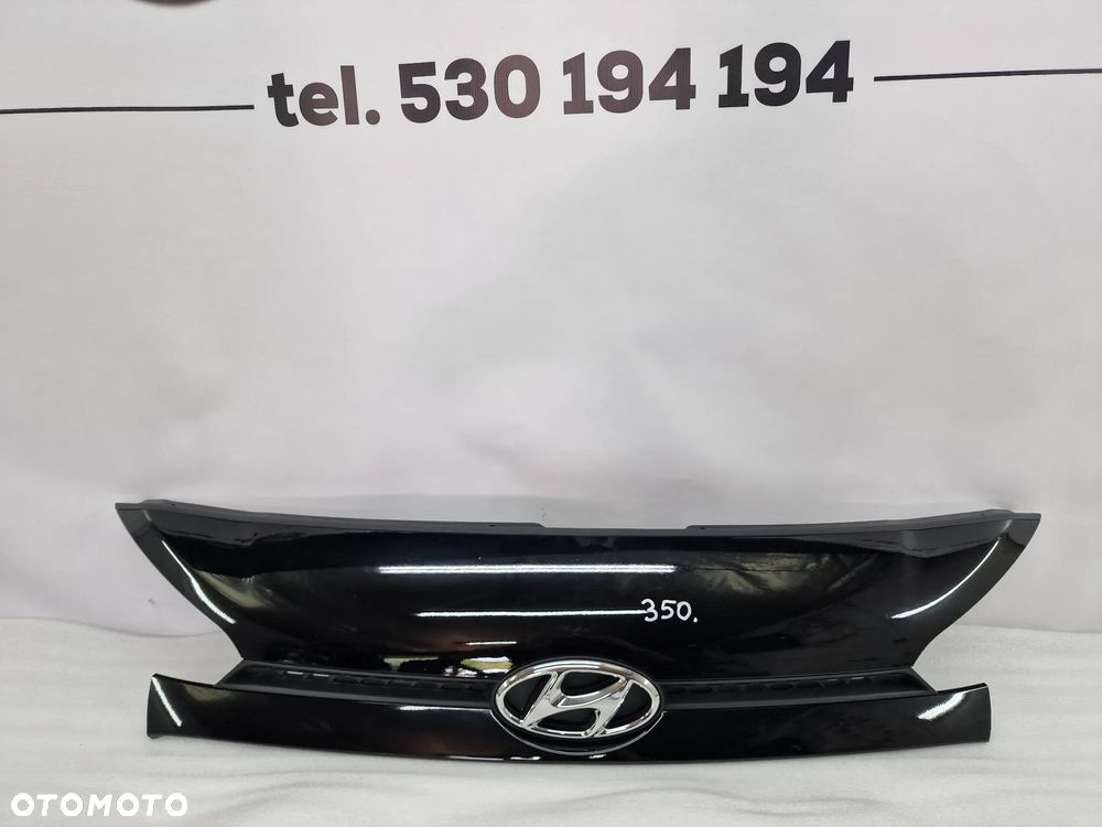 HYUNDAI I20 II LIFT 18- ATRAPA / GRILL PREZDNI PRZÓD + USZCZELKA GÓRNA ZDERZAKA , NR 86350-C8000 , NR AUKCJI GR350 - 1