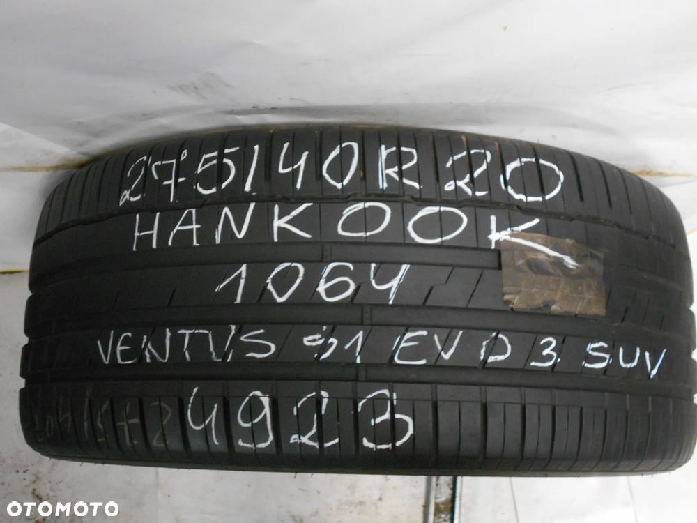 OPONA POJEDYNKA 275/40R20 HANKOOK VENTUS S1 EVO 3 SUV DOT 4923 6.2MM - 1