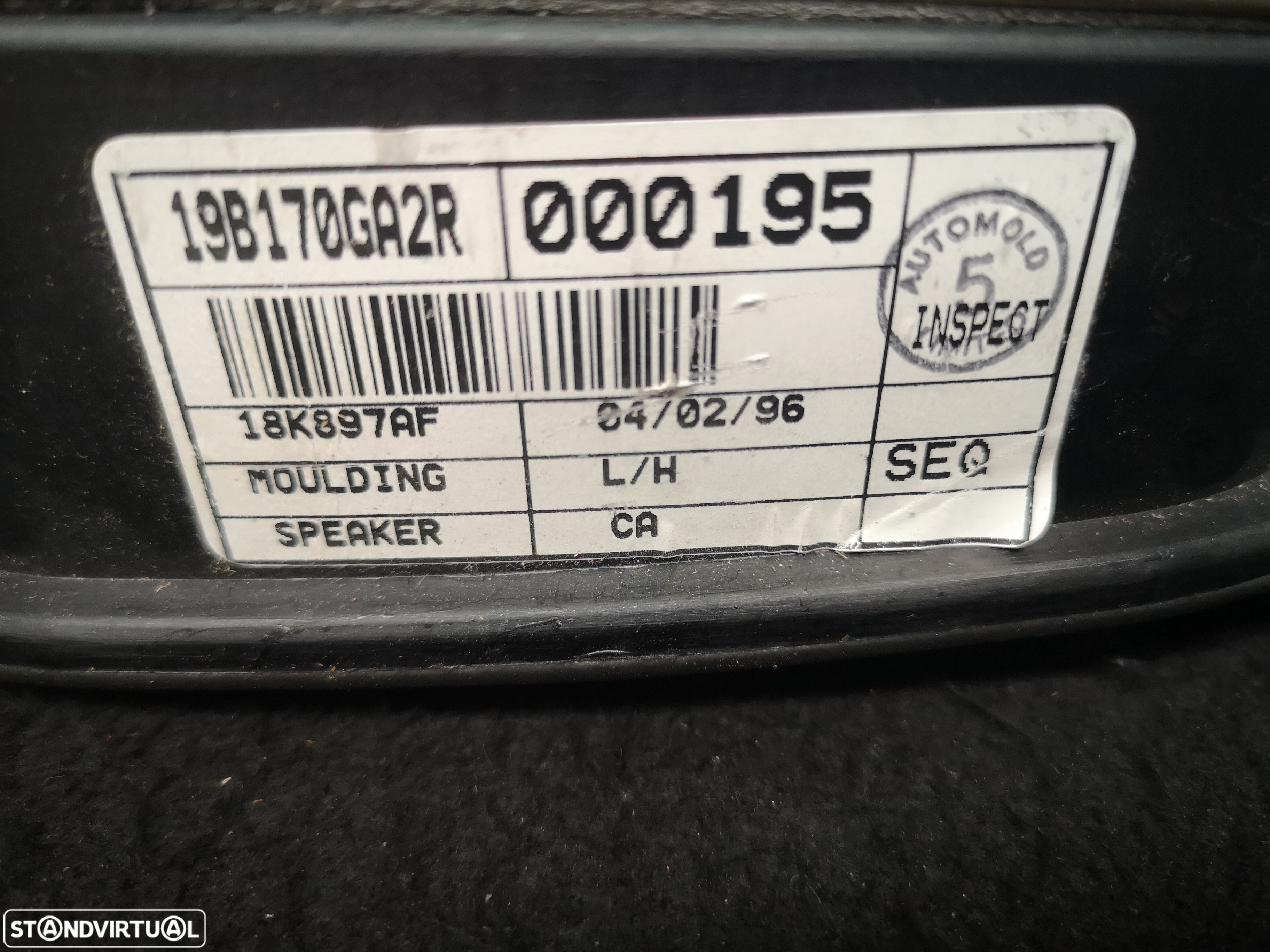Coluna de som originais Jaguar s-type Type-s 2004 - 3