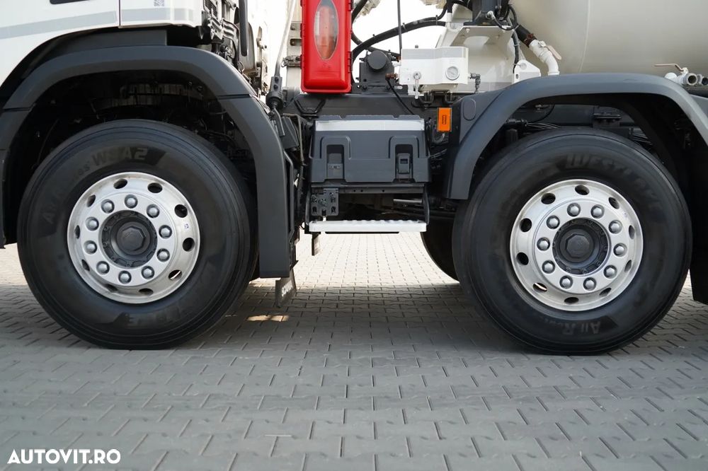 Scania P 410 XT / BETONOMIESZARKA / GRUSZKA / PUTZMEISTER 9 m3 / EURO 6 / ALUFELGI - 23