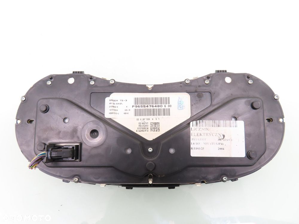 LICZNIK PEUGEOT 307 1.6 P9655476480G - 4