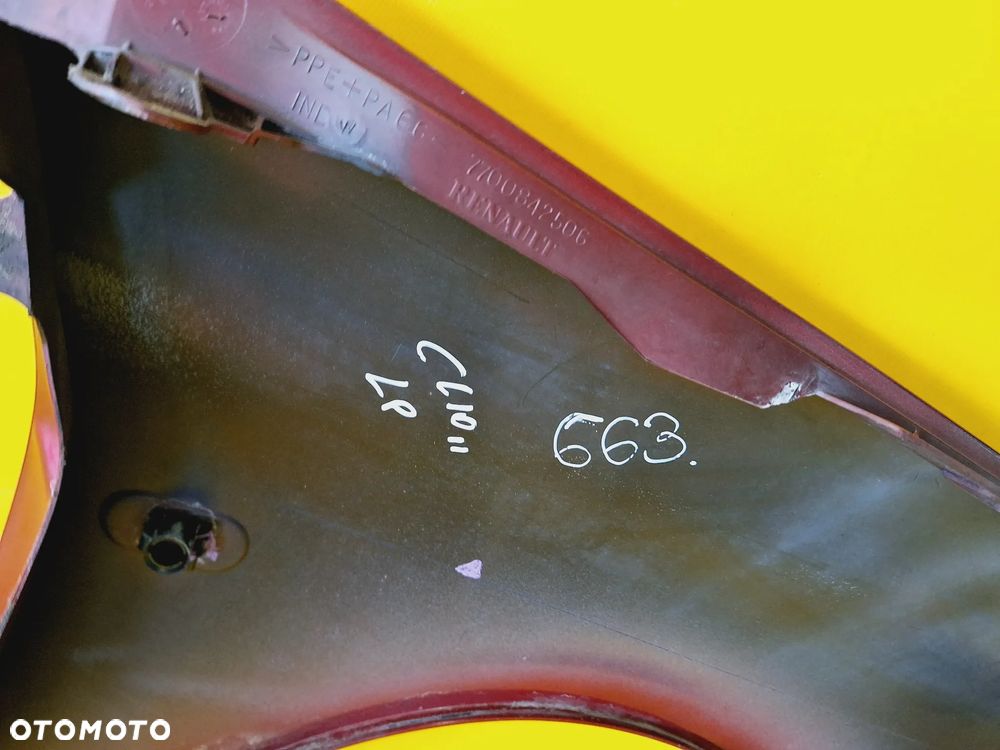 BŁOTNIK LEWY PRZÓD RENAULT CLIO II HB 3D LAK: NV713 NR663 - 10