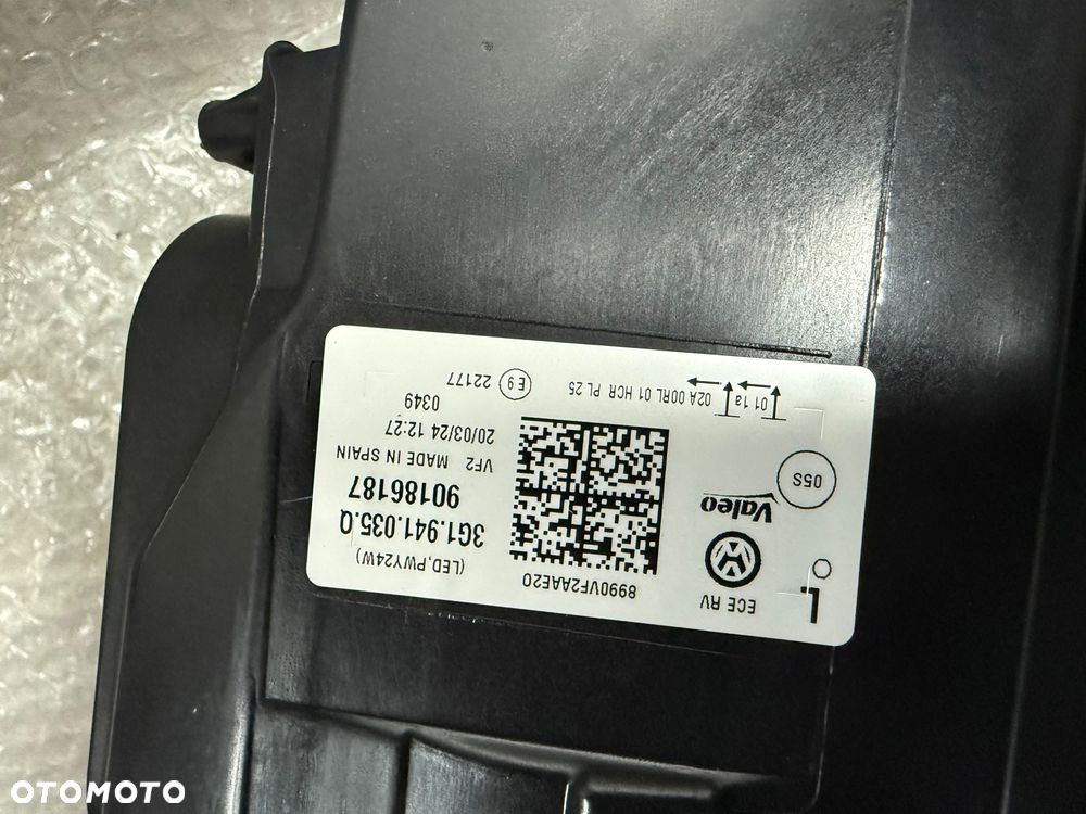 LAMPA PRAWA LED VOLKSWAGEN PASSAT B8 LIFT NOWA ORYGINAŁ 3G1941035Q - 14