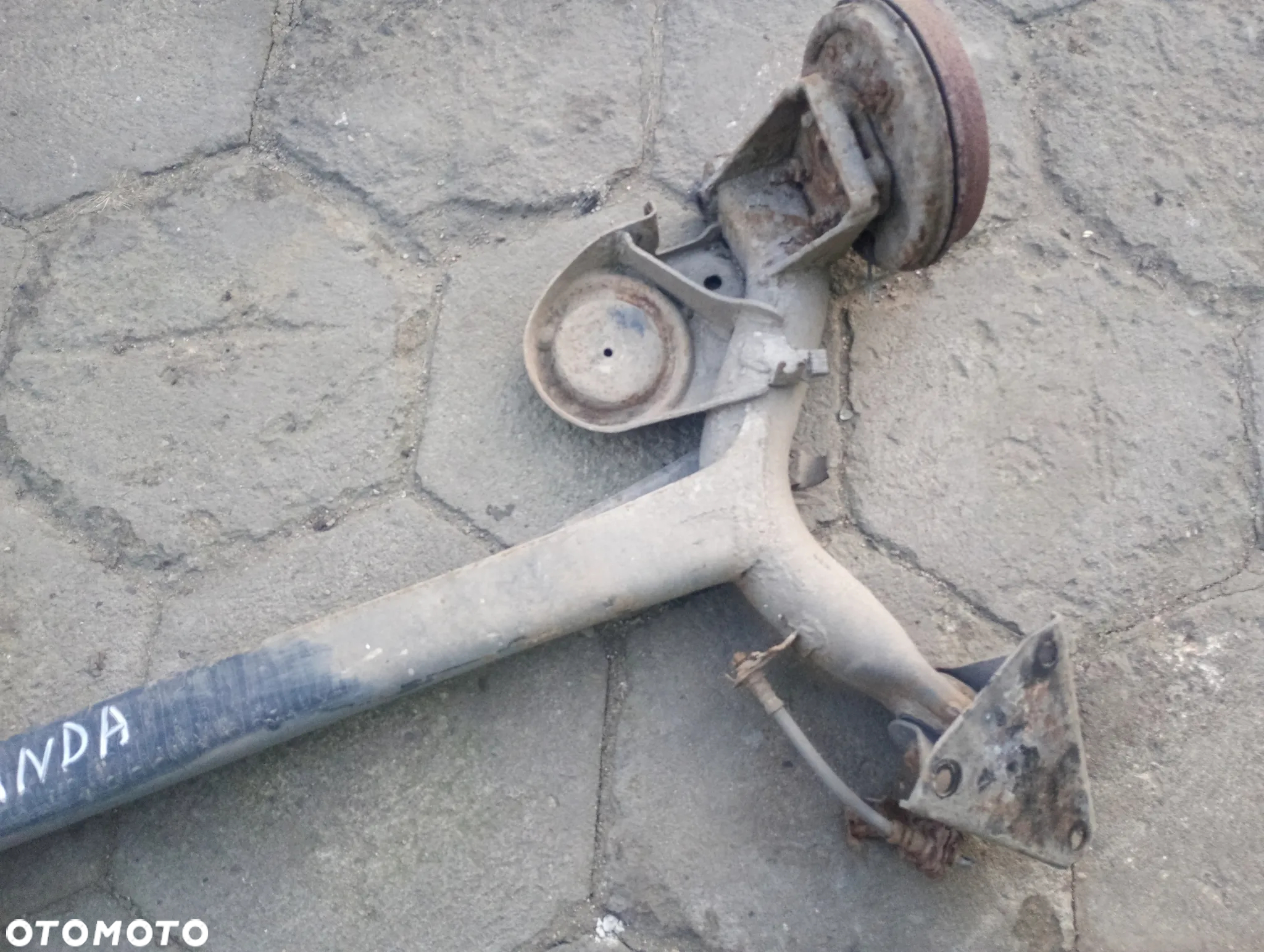 FIAT PANDA II 03-12 belka zawieszenia tylna tył - 3