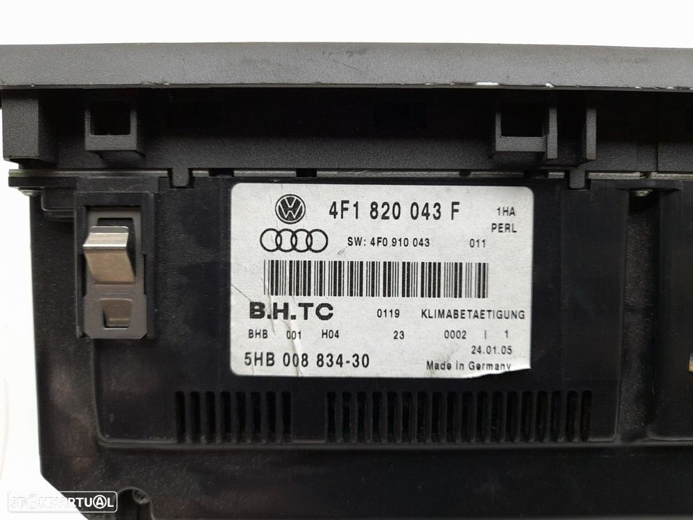 Botão / interruptor do AC AUDI A6 (4F2, C6) - 3