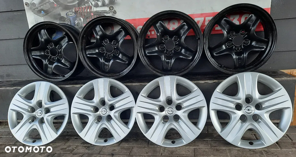 FELGI STALOWE STRUKTURALNE + KOŁPAKI 17" 5x120 ET41 OPEL INSIGNIA