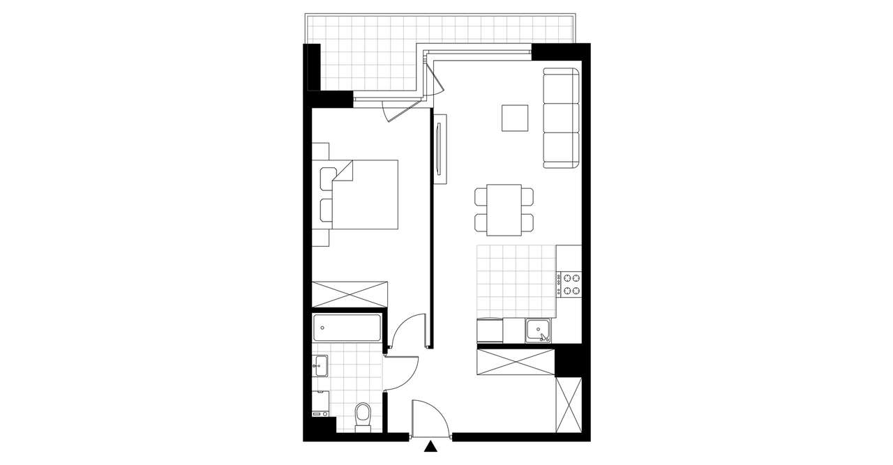 2-pokojowe mieszkanie 49m2 + balkon Bezpośrednio - Pełny obrazek: 4/12