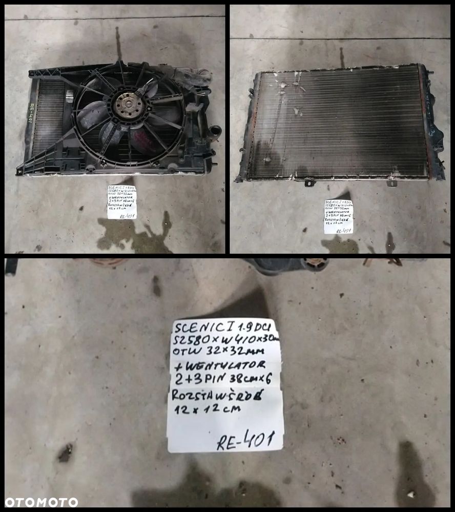 RENAULT CHŁODNICA WODY - 17