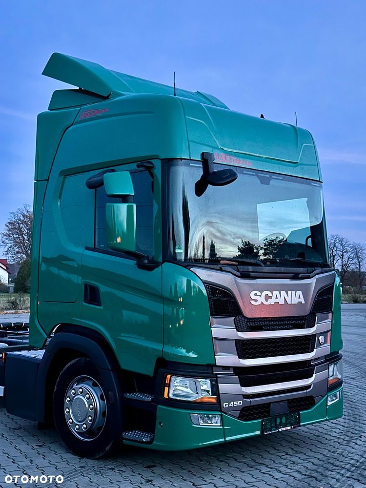 Scania G450 / RAMA DO ZABUDOWY / ROZSTAW 5.75 / AUTOMAT / SYPIALKA / 2019 ROK / 19 PALET - 8