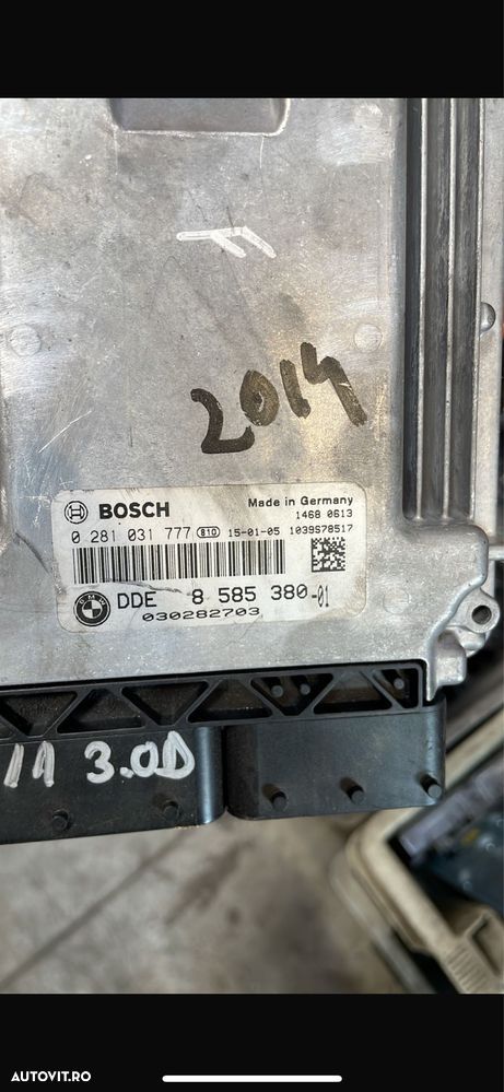 Calculator motor ecu dde bmw 8585380 / 0281031777 - 1